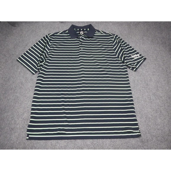 Footjoy Polo Shirt Men’s Large Green Shell Houston Open Performance Golf‎ - Picture 1 of 9
